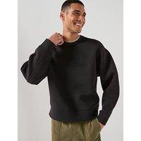 Calvin Klein Calvin Klein Spacer Scuba Crew Sweat - Black