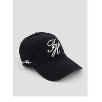 Tommy Hilfiger Th Script Soft 6 Panel Cap - Black