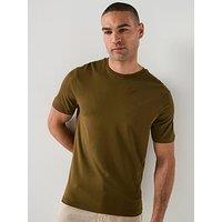 Calvin Klein Supima Chest Embroidered Logo T-Shirt - Green