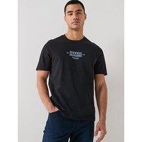 Tommy Hilfiger Heritage Central Label Logo T-Shirt - Black