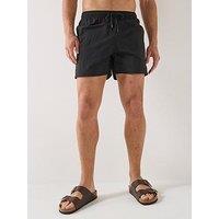 Tommy Hilfiger Essential Medium Swim Shorts - Black