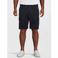 Tommy Hilfiger Big & Tall River Essential Twill Cargo Shorts - Navy