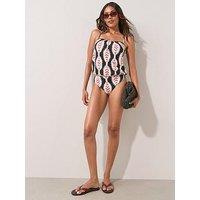 The Very Collection Abstract Print Tankini Top