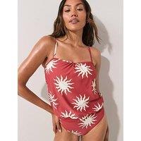 The Very Collection Printed Tankini Top