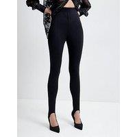French Connection Slim Fit Elasticated Leggings - Black