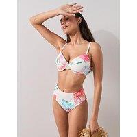 The Very Collection Printed Underwire Bikini Top - Multi