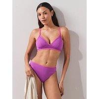 The Very Collection Neon Contrast Stitch Trim Bikini Brief - Multi