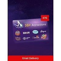 Virgin Experience Days &Pound;75 Merlin Attractions Gift Card - Digital Download