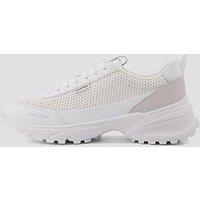 Calvin Klein Hike Runner Laceup Mesh Trainer - White