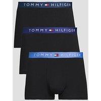 Tommy Hilfiger 3 Pack Everyday Essentials Trunks - Blue