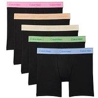 Calvin Klein Underwear 5 Pack Pride Boxer Brief - Black