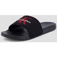 Calvin Klein Essential Signature Logo Slider - Black