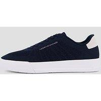Tommy Hilfiger Th Court Knitted Trainer - Navy