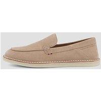 Tommy Hilfiger Stitchdown Suede Loafer - Natural