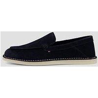 Tommy Hilfiger Stitchdown Suede Loafer - Navy