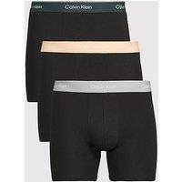 Calvin Klein Underwear Icon Cotton Stretch 3 Pack Boxer Brief - Black