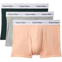 Calvin Klein Underwear Icon Cotton Stretch 3 Pack Relaxed Trunks - Assorted