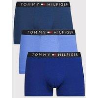 Tommy Hilfiger 3 Pack Everyday Essentials Trunks - Blue