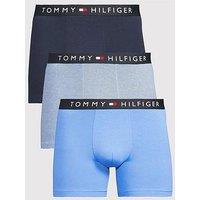 Tommy Hilfiger 3 Pack Original Boxer Briefs - Blue