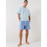Tommy Hilfiger Woven Short Print Pyjama Set - Blue