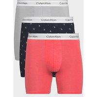 Calvin Klein Underwear Icon Cotton Stretch 3 Pack Boxer Brief - Assorted