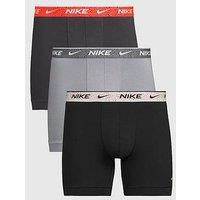 Nike Cotton Stretch 3 Pack Boxer Brief - Assorted