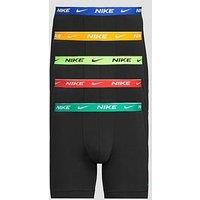 Nike Cotton Stretch 5 Pack Boxer Brief - Black/Multi