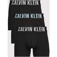 Calvin Klein Underwear 3 Pack Intense Power Cotton Boxer Brief - Black