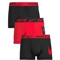 Nike Nike Micro 3 Pack Large Side Logo Trunks - Black/Multi