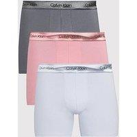 Calvin Klein Underwear Icon Cotton Stretch 3 Pack Shine Boxer Brief - Assorted