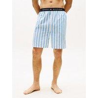 Tommy Hilfiger Relaxed Woven Striped Pyjama Bottom - Light Blue