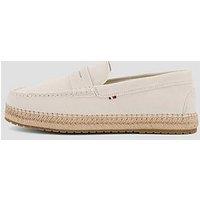 Tommy Hilfiger Flexible Suede Espadrille - Beige
