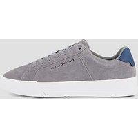 Tommy Hilfiger Th Court Suede Trainers - Grey