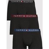 Tommy Hilfiger 3 Pack Everyday Essentials Trunks - Black