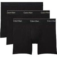 Calvin Klein Underwear Icon Cotton Stretch 3 Pack Boxer Brief - Black
