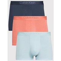 Calvin Klein Underwear 3 Pack Ultra Soft Modal Trunks - Assorted