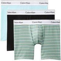 Calvin Klein Underwear Icon Cotton Stretch 3 Pack Boxer Brief - Assorted