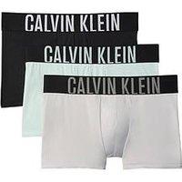 Calvin Klein Underwear Intense Power Micro Fibre 3 Pack Trunks - Assorted