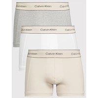 Calvin Klein Underwear 3 Pack Heritage Cotton Trunks - Assorted