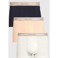 Calvin Klein Underwear 3 Pack Retro Stripe Trunks - Assorted