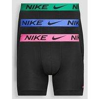 Nike Micro 3 Pack Boxer Brief - Black/Multi