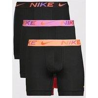 Nike Micro 3 Pack Boxer Brief - Black/Multi
