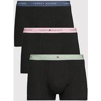 Tommy Hilfiger 3 Pack Signature Cotton Essentials Trunks - Assorted