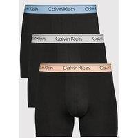 Calvin Klein Underwear 3 Pack Microfibre Boxer Briefs - Black