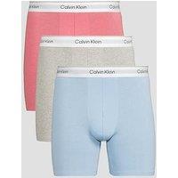 Calvin Klein Underwear Icon Cotton Stretch 3 Pack Boxer Brief - Assorted