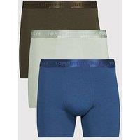 Tommy Hilfiger 3 Pck Everyday Luxe Model Boxer Briefs - Assorted