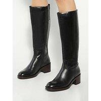 Dune London Tammies Block Heel Boots - Black