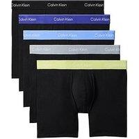 Calvin Klein Underwear Icon Cotton Stretch 5 Pack Boxer Brief - Black