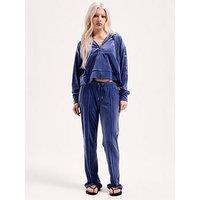 Juicy Couture Tina Outline Trackpants - Grey/Blue