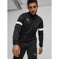 Puma Men'S Individualrise Football Quarter Zip Training Top - Black/White